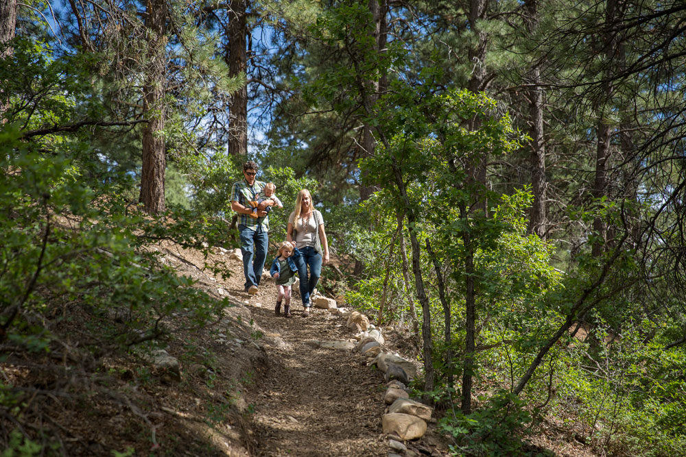 hiking trail at edgemont meadows in durango colorado